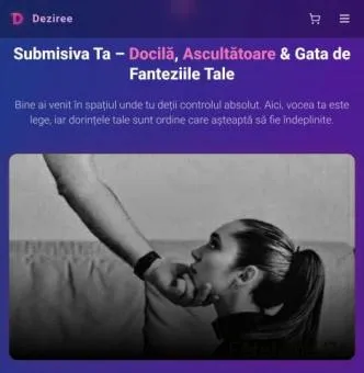 Deziree.net - pachete cu minute, linie erotica non-stop