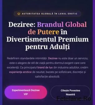 DEZIREE.NET - CEA MAI IEFTINĂ LINIE EROTICĂ- SATISFACTIE GARANTATĂ